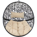 Sunnydaze Jackson Outdoor Hanging Egg Chair with Stand