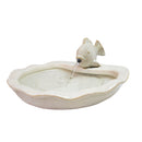 Sunnydaze Glazed Ceramic Fish Outdoor Water Fountain - 7"