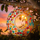 Sunnydaze Fly-Through Mosaic Bird Feeder