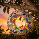 Sunnydaze Fly-Through Mosaic Bird Feeder