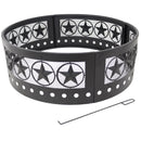 Sunnydaze 36" Heavy-Duty Metal Campfire Ring