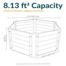 Sunnydaze Steel Raised Garden Bed