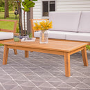 Sunnydaze Bodie 45.25" Acacia Outdoor Patio Coffee Table - Rectangular