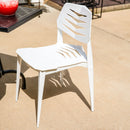 Sunnydaze Matisse Plastic Outdoor Dining Chair