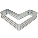 Sunnydaze Galvanized Steel Raised Garden Bed
