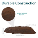 Sunnydaze Polyresin Landscape Rock Cover with Stakes
