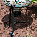 black gazing globe stand