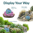 Sunnydaze Glass Mosaic Solar Garden Gazing Globe - 10"