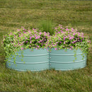 Sunnydaze Galvanized Steel Raised Garden Bed