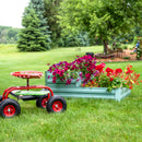 Sunnydaze 2-Tier Galvanized Raised Garden Bed - 17.5" H