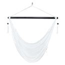 Sunnydaze Outdoor Extra Large Caribbean Polyester Rope Hammock Chair