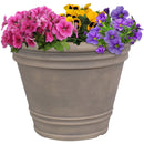 Sunnydaze Franklin Polyresin Outdoor Flowerpot Planter