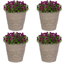 Sunnydaze Arabella Polyresin Outdoor Flowerpot Planter