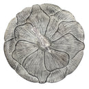Sunnydaze Bird and Blossom Metal Bird Bath - Antique Gray - 13"