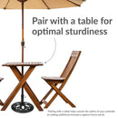 Sunnydaze Patio Umbrella Base for Market Umbrella