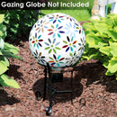 black gazing globe stand