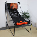 Sunnydaze Folding Indoor 2-Player Arcade Basketball Game with Electronic Scorer and 8 Game Modes
