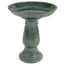 Sunnydaze Avignon Outdoor Ceramic Bird Bath - 18.75" H
