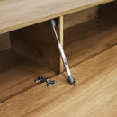 Sunnydaze Industrial Console Table - Brown - 54.75 in