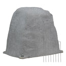 Sunnydaze Polyresin Landscape Rock Cover with Stakes