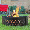 Sunnydaze 36" Heavy-Duty Metal Campfire Ring