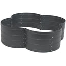 Sunnydaze Galvanized Steel Raised Garden Bed