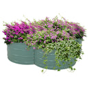 Sunnydaze Galvanized Steel Raised Garden Bed