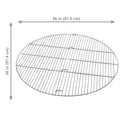 Sunnydaze Foldable Fire Pit Grate - Steel Round Grill Grate