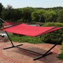 Sunnydaze Large 2-Person Polyester Rope Hammock with Spreader Bars