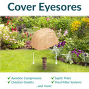 Sunnydaze Polyresin Landscape Rock Cover with Stakes