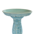 Sunnydaze Avignon Outdoor Ceramic Bird Bath - 18.75" H