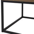 Sunnydaze Industrial Coffee Table with Serving Tray - 39" W