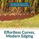 Sunnydaze Metal Landscape Edging - Set of 5 - 42" Sections