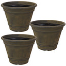 Sunnydaze Franklin Polyresin Outdoor Flowerpot Planter