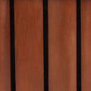 Sunnydaze Slatted Wood Planter Box with Removable Insert - 14.75” H