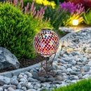 Sunnydaze Steel Gazing Globe Stand