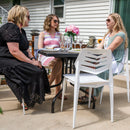 Sunnydaze Matisse Plastic Outdoor Dining Chair