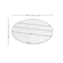 Sunnydaze Foldable Fire Pit Grate - Steel Round Grill Grate