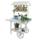 Sunnydaze Country Market Flower Cart Display Stand - 49.25" H