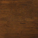 Dark brown wood color swatch.