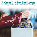 Sunnydaze Mosaic Fly-Through Hanging Bird Feeder