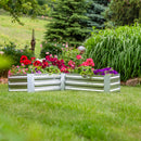 Sunnydaze Galvanized Steel Raised Garden Bed