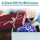 Sunnydaze Mosaic Fly-Through Hanging Bird Feeder