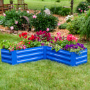 Sunnydaze Galvanized Steel Raised Garden Bed