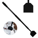 CASL Brands Steel Shock-Absorbing Driveway Ice Scraper with Extra-Thick Blade