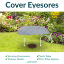 Sunnydaze Polyresin Landscape Rock Cover with Stakes