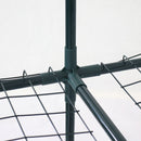 Sunnydaze Grandeur Walk-In Greenhouse with 4 Shelves for Outdoors - Clear