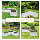 Sunnydaze Galvanized Steel Raised Garden Bed