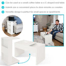 Sunnydaze Multi-Use C-Shaped Side Table