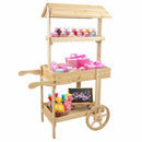 Sunnydaze Country Market Flower Cart Display Stand - 49.25" H